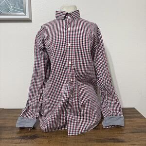 7 Diamonds Premium Men's Long Sleeve Button-Up Shirt Size L